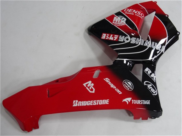 2005-2006 Honda CBR600RR Motorcycle Fairings Kit - Red Black Canada Websites