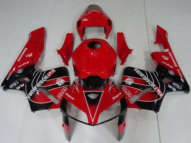 2005-2006 Honda CBR600RR Motorcycle Fairings Kit - Red Black Canada Websites