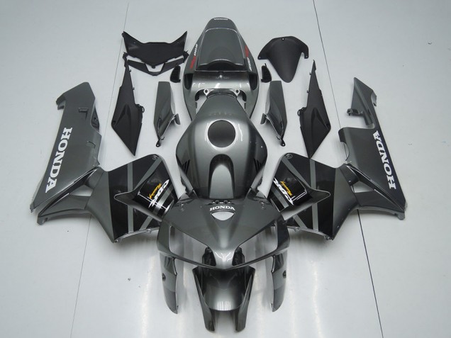 2005-2006 Honda CBR600RR Motorcycle Fairing Kits - Grey Black Canada Websites