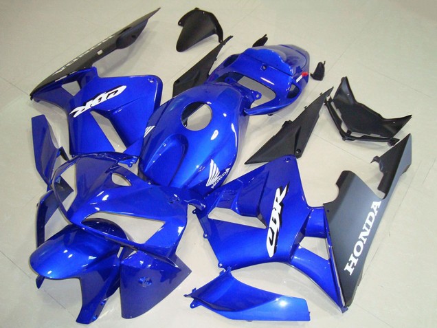 2005-2006 Honda CBR600RR Motorcycle Fairings - Blue Black White Decal Canada Websites