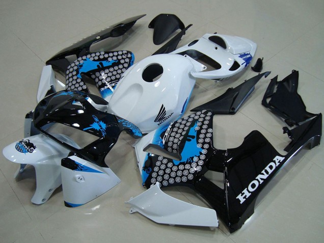 2005-2006 Honda CBR600RR Motorcycle Fairings - White Blue Black Canada Websites