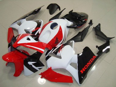 2005-2006 Honda CBR600RR Motorcycle Fairing - White Red Black Canada Websites