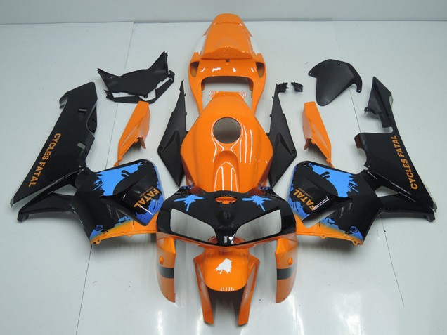 2005-2006 Honda CBR600RR Motorcycle Fairings - Orange Blue Black Canada Websites