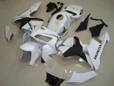2005-2006 Honda CBR600RR Motorcycle Fairings - Pearl White Matte Black Canada Websites