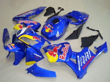 2005-2006 Honda CBR600RR Motorcycle Fairings - Blue Yellow Red Bull Canada Websites