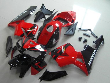 2005-2006 Honda CBR600RR Motorcycle Fairings - Red Glossy Black Canada Websites