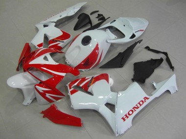 2005-2006 Honda CBR600RR Motorcycle Fairings - White Red Canada Websites