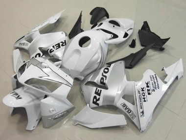 2005-2006 Honda CBR600RR Motorcycle Fairings - White Silver Black Repsol Canada Websites