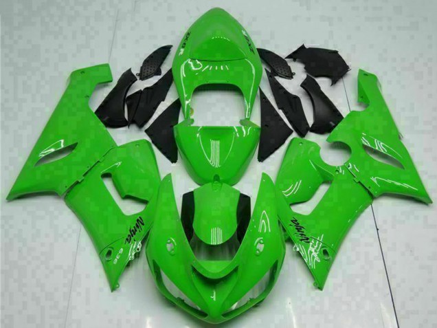 2005-2006 Kawasaki ZX6R Motorcycle Fairing - Green Canada Websites