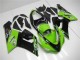 2005-2006 Kawasaki ZX6R Motorcycle Fairings - Green Glossy Black Elf Canada Websites