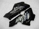 2005-2006 Kawasaki ZX6R Motorcycle Fairings - Glossy Black White West Canada Websites