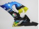 2005-2006 Kawasaki ZX6R Motorcycle Fairings - Blue Yellow Black Shark Canada Websites