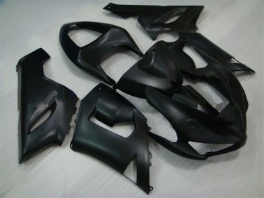 2005-2006 Kawasaki ZX6R Motorcycle Fairings - Matte Black Canada Websites