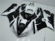 2005-2006 Kawasaki ZX6R Motorcycle Fairings - White Glossy Black Canada Websites