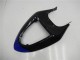 2005-2006 Kawasaki ZX6R Motorcycle Fairing Kits - Blue Glossy Black Canada Websites