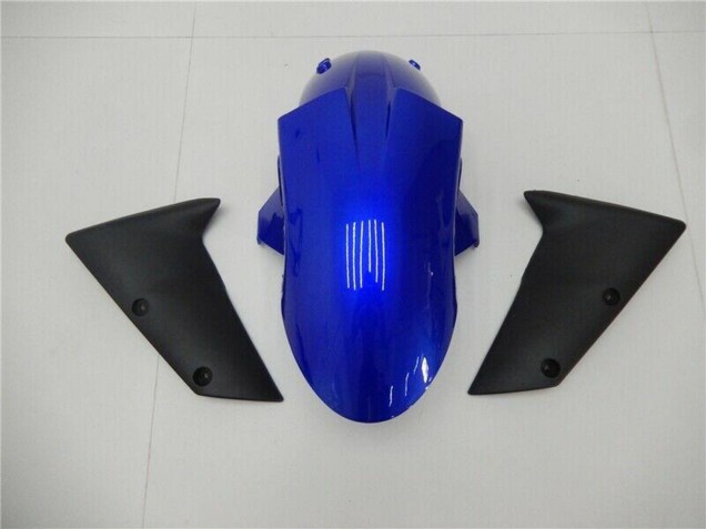 2005-2006 Kawasaki ZX6R Motorcycle Fairings - Blue Matte Black Canada Websites