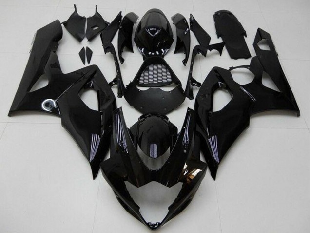 2005-2006 Suzuki GSXR 1000 Motorcycle Fairing Kits - Glossy Black Canada Websites
