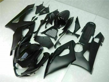 2005-2006 Suzuki GSXR 1000 Bike Fairings - Glossy Black Matte Black Canada Websites