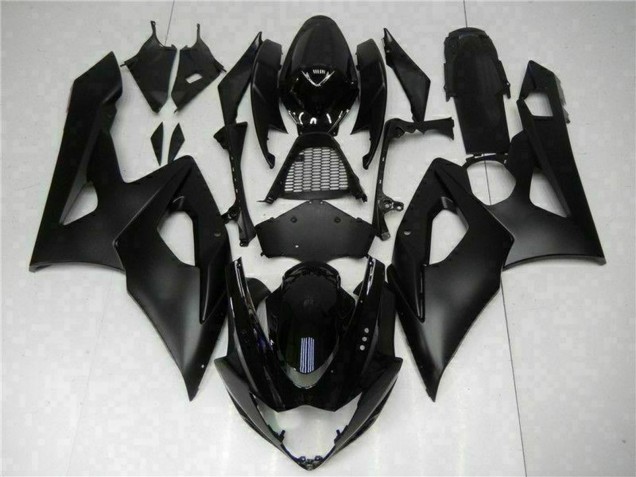 2005-2006 Suzuki GSXR 1000 Bike Fairings - Glossy Black Matte Black Canada Websites