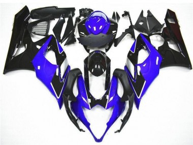 2005-2006 Suzuki GSXR 1000 Motorcycle Fairing Kits - Blue Black Canada Websites