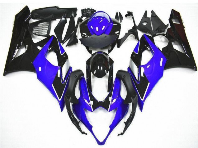 2005-2006 Suzuki GSXR 1000 Motorcycle Fairing Kits - Blue Black Canada Websites