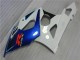 2005-2006 Suzuki GSXR 1000 Motorcycle Fairing Kits - White Blue Glossy Black Canada Websites