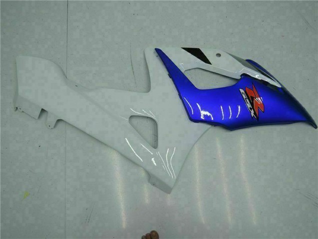 2005-2006 Suzuki GSXR 1000 Motorcycle Fairing - White Blue Glossy Black Canada Websites