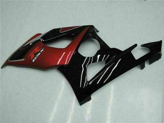 2005-2006 Suzuki GSXR 1000 Motorcycle Fairings - Red Silver Glossy Black Canada Websites
