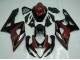 2005-2006 Suzuki GSXR 1000 Motorcycle Fairings - Red Silver Glossy Black Canada Websites