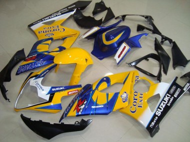 2005-2006 Suzuki GSXR 1000 Motorcycle Fairings - Yellow White Black Corona Canada Websites