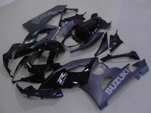 2005-2006 Suzuki GSXR 1000 Motorcycle Fairings Kit - Glossy Black Matte Black Canada Websites