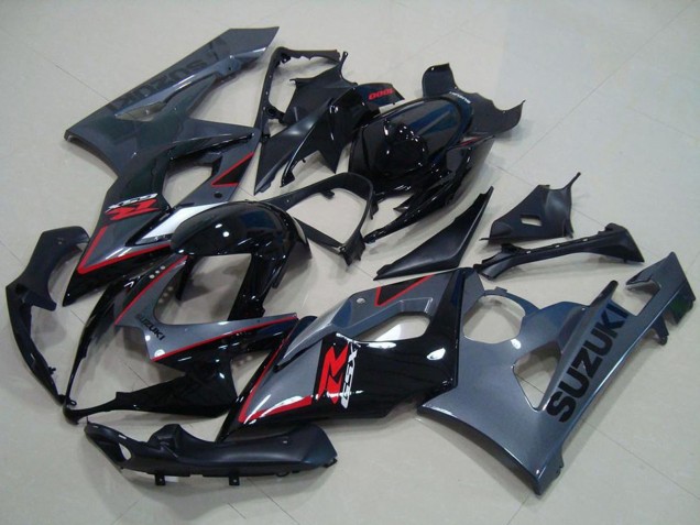 2005-2006 Suzuki GSXR 1000 Motorcycle Fairings - Glossy Black Matte Black Red Canada Websites