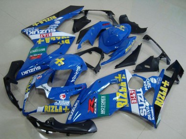 2005-2006 Suzuki GSXR 1000 Motorcycle Fairings - Blue Yellow Red Green Black Rizla Canada Websites
