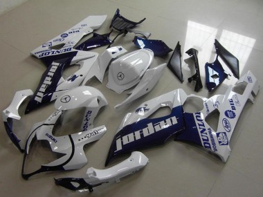 2005-2006 Suzuki GSXR 1000 Motorcycle Fairings - White Dark Blue Jordan Canada Websites