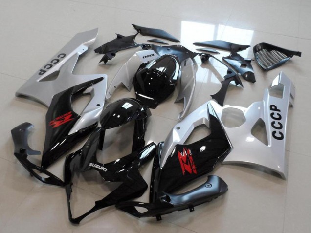 2005-2006 Suzuki GSXR 1000 Motorcycle Fairing Kits - Silver Black Red Canada Websites