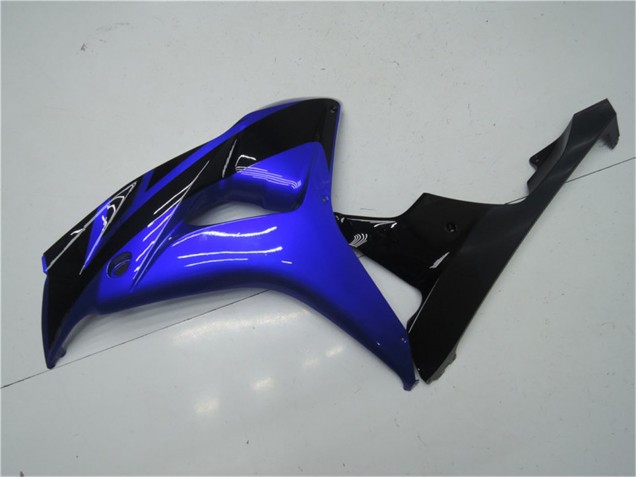 2006-2007 Honda CBR1000RR Motorcycle Fairing Kits - Blue Glossy Black Canada Websites
