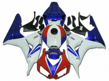 2006-2007 Honda CBR1000RR Motorcycle Fairing Kits - White Red Blue HRC Canada Websites