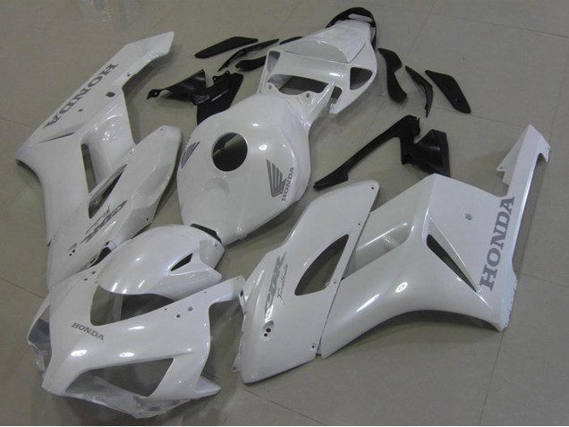 2006-2007 Honda CBR1000RR Motorcycle Fairings - White with Silver Decals Canada Websites