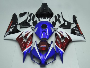 2006-2007 Honda CBR1000RR Motorcycle Fairings - White Burgundy Blue Glossy Black Canada Websites