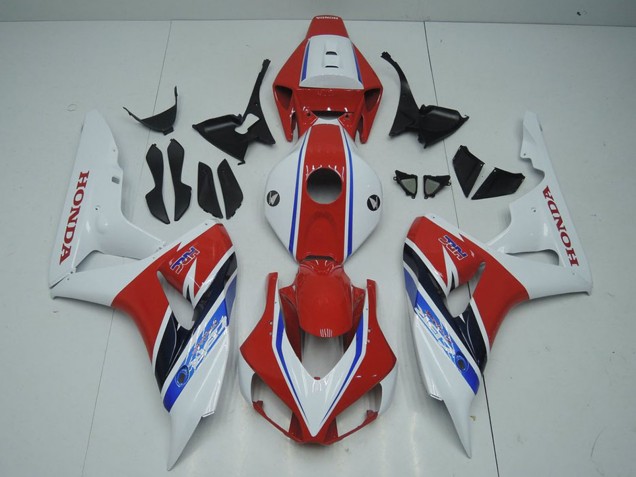 2006-2007 Honda CBR1000RR Motorcycle Fairings - White Red Blue Black HRC Canada Websites