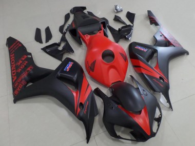2006-2007 Honda CBR1000RR Motorcycle Fairing - Red Matte Black Canada Websites