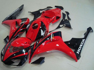 2006-2007 Honda CBR1000RR Motorcycle Fairing Kits - Red Glossy Black Canada Websites