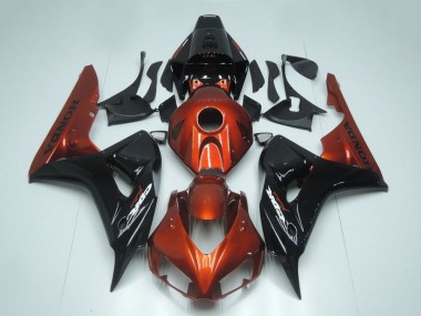 2006-2007 Honda CBR1000RR Motorcycle Fairing - Red Glossy Black Canada Websites