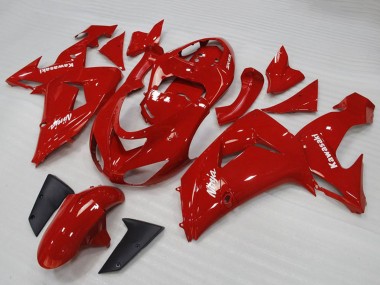 2006-2007 Kawasaki ZX10R Motorcycle Fairings - Red White Canada Websites