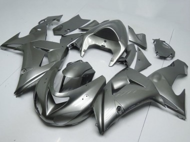 2006-2007 Kawasaki ZX10R Motorcycle Fairings - Glossy Grey Canada Websites