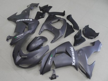 2006-2007 Kawasaki ZX10R Motorcycle Fairings - Matte Grey White Decal Canada Websites