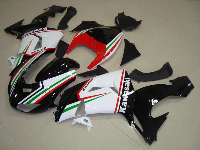 2006-2007 Kawasaki ZX10R Motorcycle Fairings - White Red Black Green Canada Websites