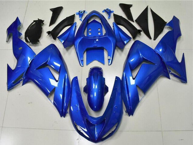 2006-2007 Kawasaki ZX10R Motorcycle Fairing - Blue Canada Websites