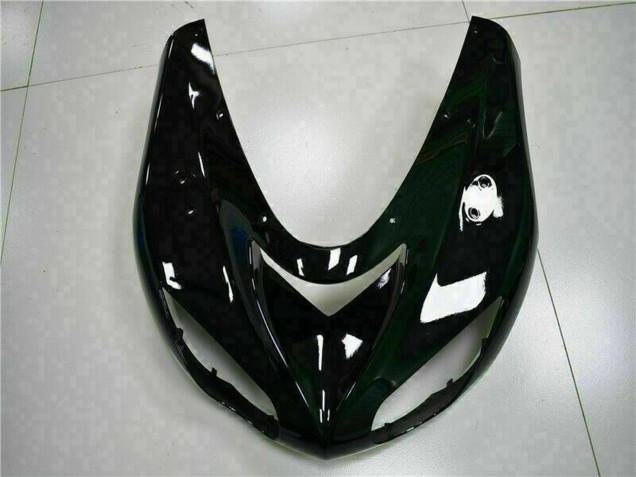 2006-2007 Kawasaki ZX10R Motorcycle Fairing Kits - Glossy Black Red Flame Canada Websites