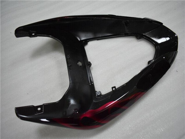 2006-2007 Kawasaki ZX10R Motorcycle Fairing - Glossy Black Red Flame Canada Websites